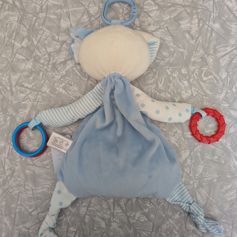 Bunnies by the Bay Blue Dog Lovey - Skipit's Activity Toy - Picture 4 of 7